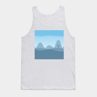 Abstract hills Tank Top